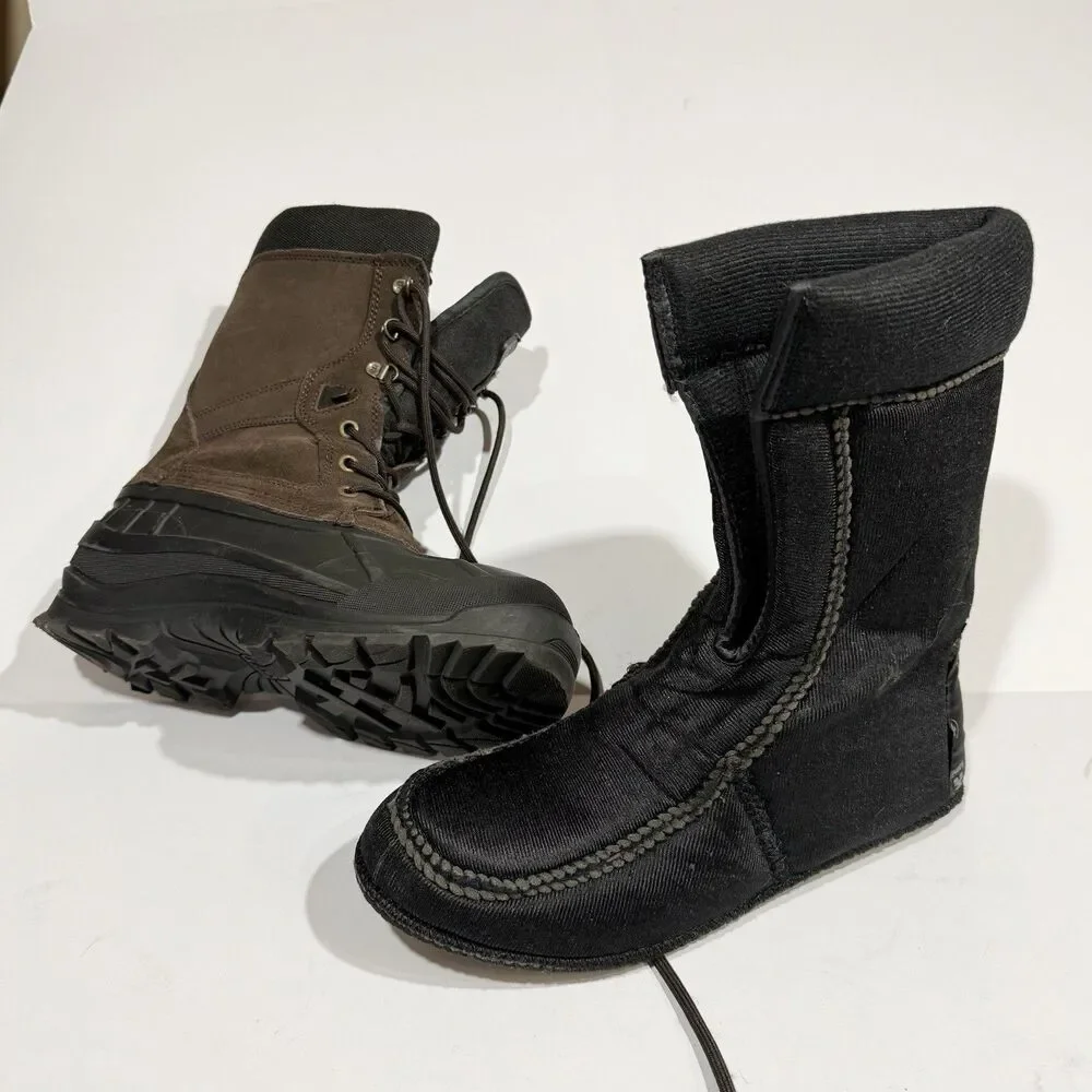 Kamik Men's The Nation Plus Winter Boot Dark Brown Size 10- WK001.0X- Dark Brown